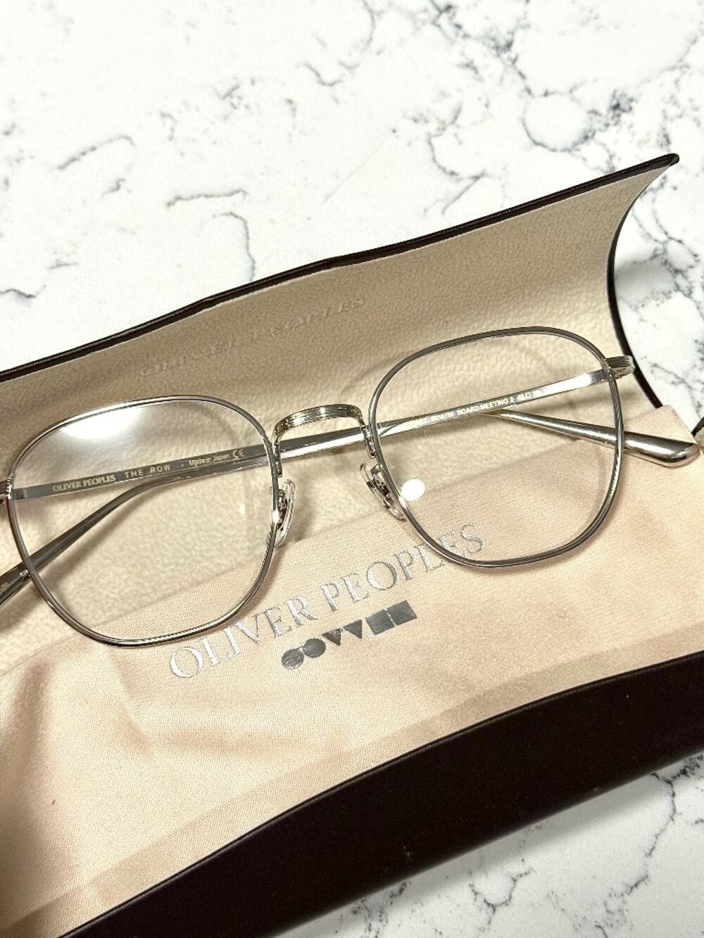 Oliver Peoples Silver Optical Frames